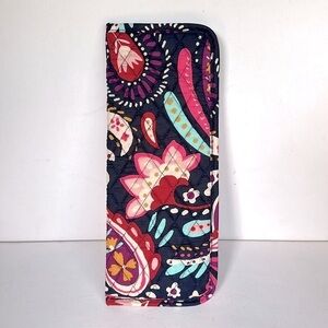 Vera Bradley Painted Paisley Hot Tool Pouch Sleeve Protector Travel Bag NWOT